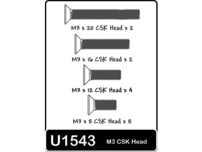 SCHU1543 SPEED PACK - M3 Csk Hd