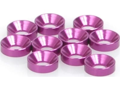 SCHU2988 Speed Pack - M3 Csk Washers - Purple Aluminum Pk10