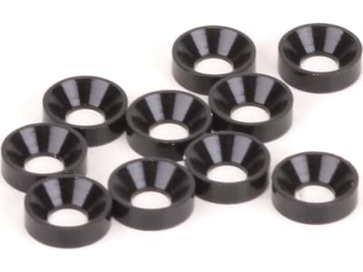 SCHU4155 SPEED PACK - M3 Csk Washers - Black Aluminum  10 