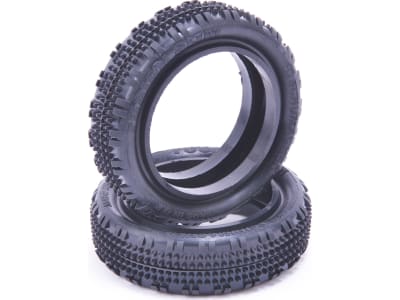 SCHU6901 Fusion Slim - 1:10 2WD Tyres - Front - Yellow - pr