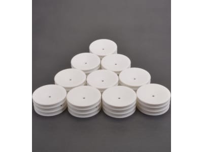 SCHU7467 Wheel Front Med 2WD - White - 5pr