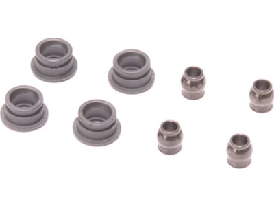 SCHU9100 Outer Wishbone Ball and Socket  Pk4  for 1:10 Vibe Touring Car