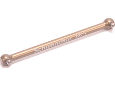 SCHU9228 alum Front Centre Driveshaft  66.5  -Diff- CAT PB