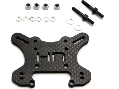 SCTE28G Front Carbon Fiber Shock Tower w /  Shock Mounts