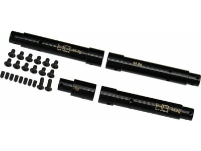 SCXP12AW Brass Axle Tube Set: SCX PRO