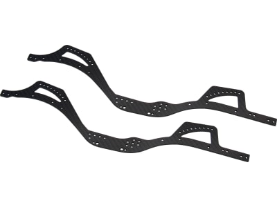 SCXP14G Graphite Carbon Chassis Rail : SCX PRO