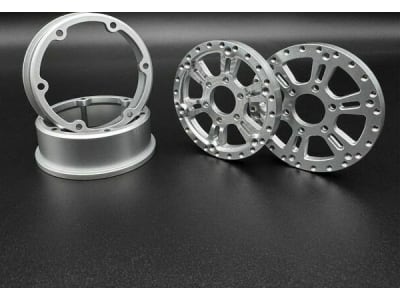 SEHREEFS205 Blades 1.9 Beadlock Wheels W /  Reef Hubs and Rings 2pk