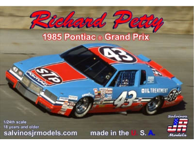 SJMRPGP1985D Richard Petty #43 1985 Pontiac Grand Prix