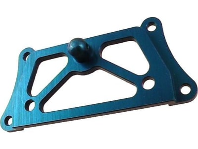 SMT014 Losi Mini-T 1.0 Blue Aluminum Servo Upper Lock Plate