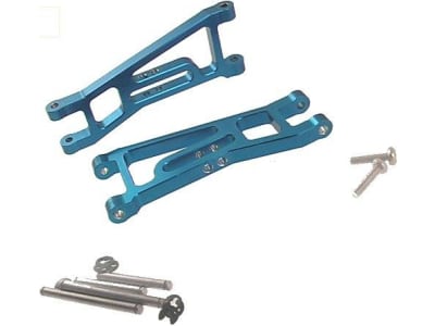 SMT055 Losi Mini-T 1.0 Blue Aluminum Front Lower Arms