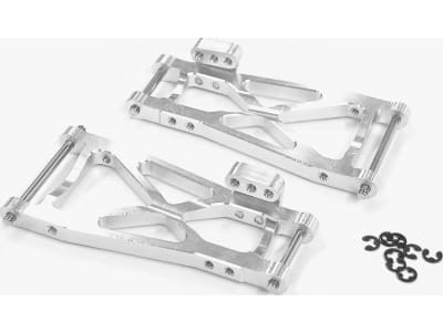 SMT05608 Losi Mini-T 1.0 Silver Aluminum Rear Arms  2 