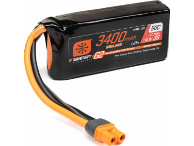 SPMX-1047 Smart G2 Trail Pro 3400mah 3s 11.1v 50c LiPo W /  Ic3