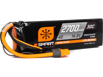 SPMX27004S30 2700mah 4s 14.8v Smart LiPo Battery 30c; Ic3