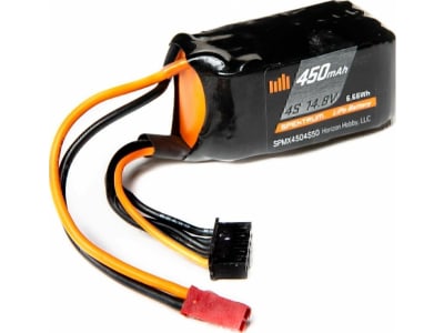 SPMX4504S50 4S 450mAh 14.8V 50C LiPo Battery; JST-RCY