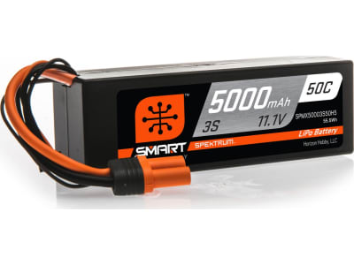 SPMX50003S50H5 5000mAh 3S 11.1V 50C Smart LiPo Hardcase; IC5