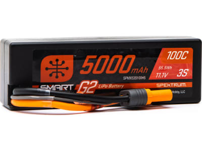 SPMX53S100H5 5000mah 3s 11.1v Smart G2 Hard Case LiPo 100c Ic5