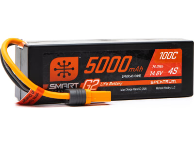 SPMX54S100H5 5000mah 4s 14.8v Smart G2 LiPo 100c; Ic5