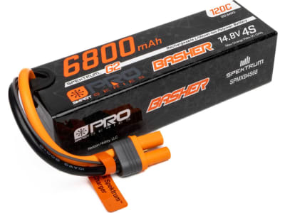 SPMXB4S68 6800mah 4s 14.8v Smart Pro Basher LiPo 120c; Ic5