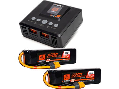 SPMXPSA500 SmartPowerstage4SAirBundle: 2 G22200mAh4S50CLiPoIC3 and S250Charge
