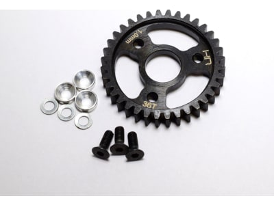 SRVO436 Steel Spur Gear  36T 1.0 Mod  Silver  - TRA