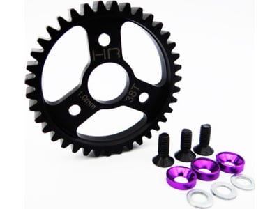 SRVO438 Steel Spur Gear  38T 1.0 Mod  Purple  - TRA