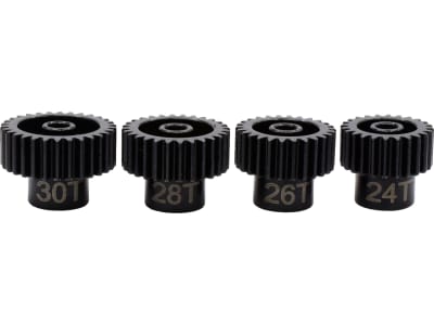 SSXS4680 Hardened Steel Gear Set 48p 1 / 8 Bore 24 26 28 30 Tooth