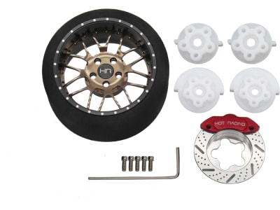 SW38611 Gunmetal 8 Double Spoke Alum. Steering TX Wheel