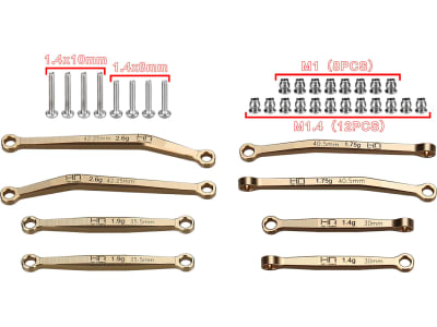 SXTY133H No Flex upgrade Brass Link set SCX30