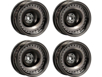 SXTY919H01 Black Chrome Brass CL 9.3g Wheels fits Axial SCX30