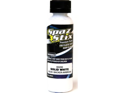 SZX00200 Solid White / Backer Airbrush Ready Paint 2oz Bottle