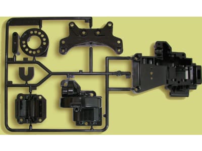 TAM0005575 B Parts: TA01 AM General M1025 Hummer TA02RS 4WD Chassis Kit