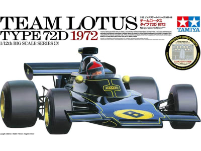TAM12046 1 / 12 Team Lotus Type 72d 1972 Plastic Model Kit