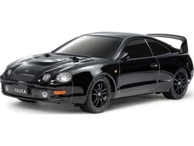 TAM47510 1 / 10 RC Toyota Celica GT-Four ST205 Black Painted Body TT-02 LIM