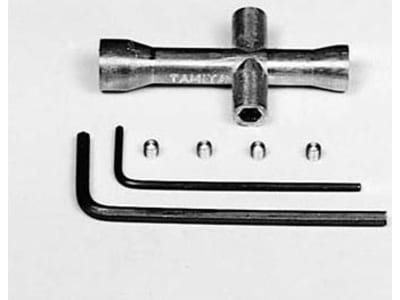 TAM50038 Tool set - 4 way nut driver  box wrench  and Allen keys