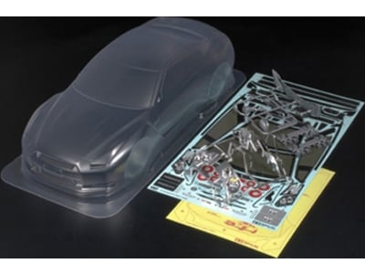 TAM51340 1:10 Clear Nissan GT-R Body Parts Set