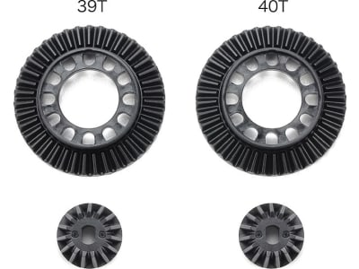 TAM51704 Ring Gear Set 39T / 40T: XV-02 / TT-02 Direct Coupling