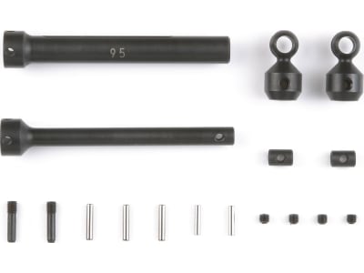 TAM54113 RC Steel Prop Shaft Carbon 95mm CR-01 CC-02