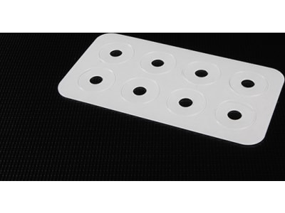 TAM54785 Rc Model Body Mount Hole Clear Patches