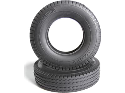 TAM56527 RC Tractor Truck Tires  2 pieces  - Hard  /  22mm