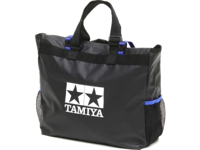 TAM67255 Tamiya Portable Pit Tote Bag Black / Blue