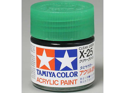 TAM81025 Acrylic X25 Gloss Clear Green