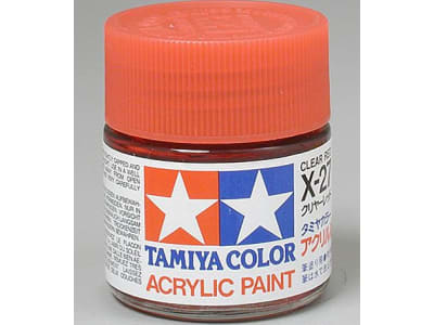 TAM81027 Acrylic X27 Gloss Clear Red