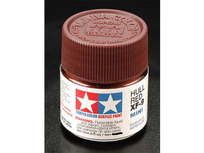 TAM81709 Acrylic Mini XF9 Hull Red