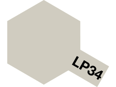 TAM82134 Lacquer Paint LP-34 Light Gray 10 ML