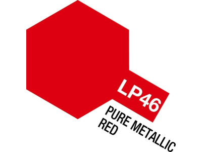 TAM82146 Lacquer Paint LP-46 Pure Metallic Red 10 ML