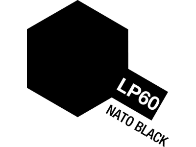 TAM82160 Lacquer Paint LP-60 NATO Black 10 ML