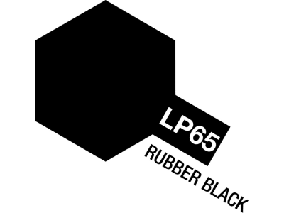 TAM82165 Lacquer Paint LP-65 Rubber Black 10 ML