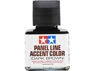 TAM87140 Panel Line Accent Color 40ml Dark Brown