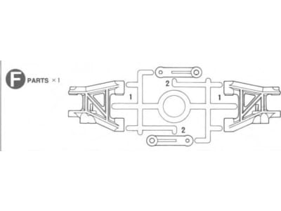 TAM9000744 TAM9000744 F Parts: TA02SW Porsche 911 GT2 Racing