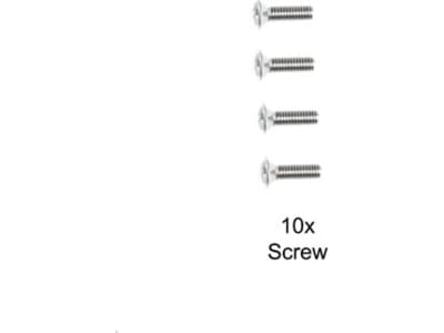 TAM9804200 RC 3x10mm C.Sunk H.Screw: NDF-01 Nitro Thunder - 10pcs.